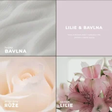 Sójová svíčka: Lilie a bavlna