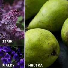 Vonné vosky: Šeřík a hruška