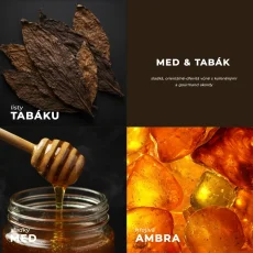 Sójová svíčka: Med a tabák